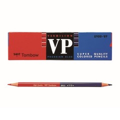 8900-VP Red Blue Pencils Round Shaft Red Indigo Checking Marking 1 Dozen