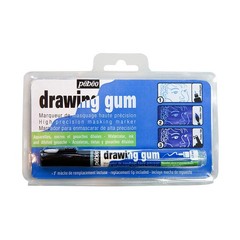 0.7mm Grey Rubber Blistered Drawing Gum Marker Pen Art Supply Painting Tool