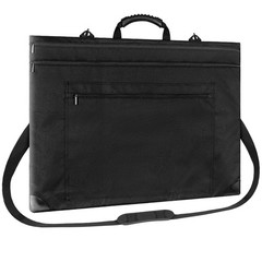 Lightweight Art Portfolio Bag 17.5″x23″ – Canvas Case Shoulder Strap & Leathe