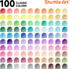 Fineliner Pens, 100 Colors 0.38Mm Fineliner Color Pen Set Fine Line Drawing Pen