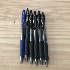 6 Pilot G2 Retractable Gel Rolling Ball Pen Bold & Fine Point – Used & Tested