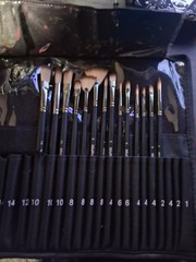 Winsor & Newton Winton Oil Paint Tubes Lot, Palette, Brush Set, Varnish