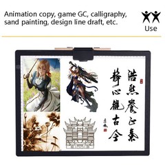 A3-D36 Magnetic Absolute LED Copy Station Soft Eye Protection Edging Calligraphy