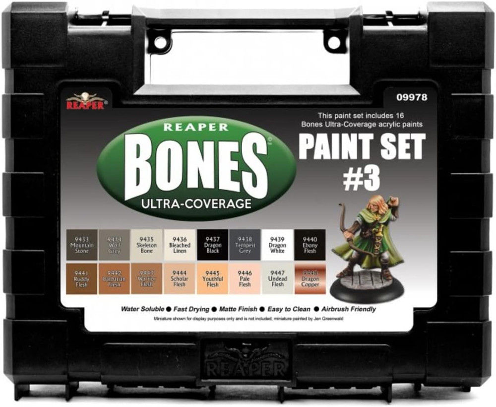 DNR: Reaper 09978 MSP Bones Ultra-Coverage Paints: Set #3