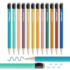 Erasable Gel Pens 0.7mm Medium Point Smooth Writing 12 Assorted B-12 colors
