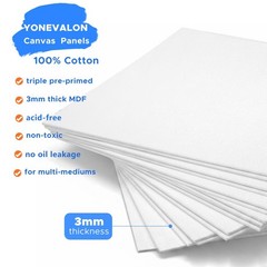 28 Pack 5×7 Inch Canvas Boards for Painting, Blank Small 5″x7″ – 28pcs, white