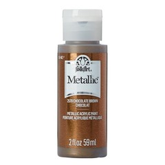 2570 Metallic Paint Chocolate Brown 2 Fl Oz Art Canvas Painting Craft Supply