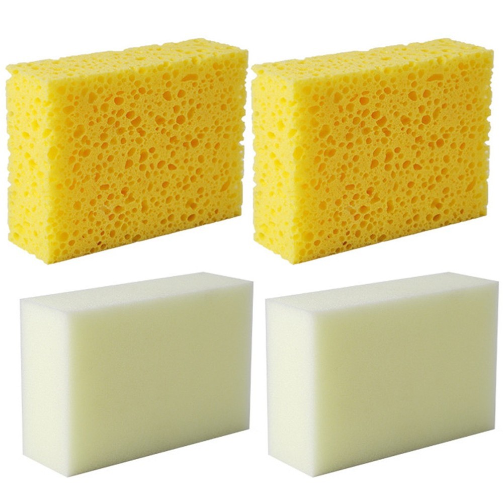 4Pcs Multi Color DIY Pottery Sponge Blocks Durable for Kids Art and Crafts