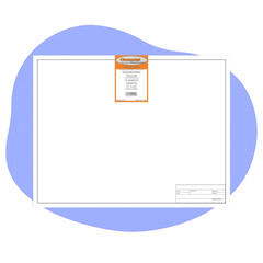 Clearprint 1000H Design Vellum 17×22 Engineer Title Block 16 lb 100% Cotton 10pk