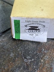Windsor & Newton Vintage Oil Paint Set of 3 In Box Blue Hue/Indian Red/Lemon