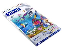 Doms Brush Pens (26 Shades) 1 Count (Pack of 26), Multicolor