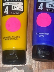 Lot of 10 BLICK Studio Acrylic Paint 4 oz each Different Colors Brand NEW