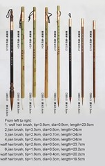 Professional Chinese Art Brush Set 8 Pcs Chinese Paint Brush Kit