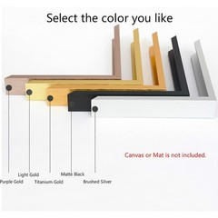 DIY Metal Floating Frame for 16X20 Canvas Size Painting Art,4/5″(2.1cm) Depth…