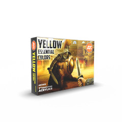 Yellow Essential 3G Acrylic Paint Set (6 Colors) 17ml Bottles