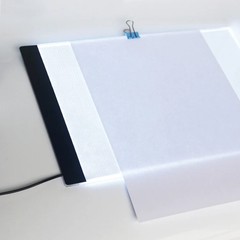 Ultra-thin A4 Size Portable USB LED Artcraft Tracing Light Box Copy Board for Ar