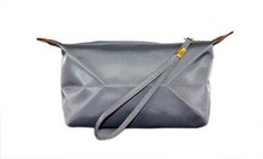 Nylon Cosmetic Bags w/ Wristlet – Gray – BG-HM1006GY