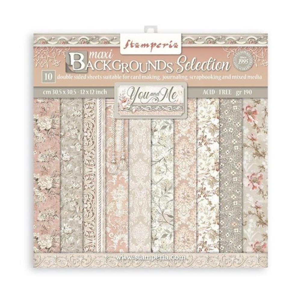 Paper PAD 12X12 10PK You and ME osfa, White