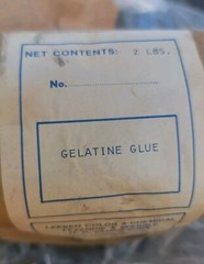 2 Lbs Fezandie and Sperrle Gelatin Glue For Art Painting, Unopened