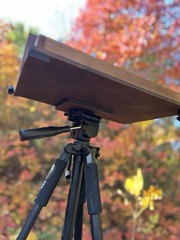 Wood Pochade Box for Pastel – 10×14” Plein Air Easel by ShrubmArt