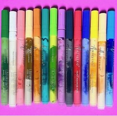 Fine Tip Acrylic Pens quantity 17 pens