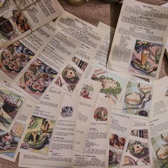 240 Sheets Collage Material Vintage DIY Scrapbook Multi-colored
