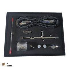 S622-SET Dual-Action Siphon Feed Airbrush Kit – 3-nozzle Pro Set