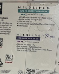 Zebra Mildliners – Sarasa Pens Blen Retractable Pens – Goal Planning Set 18ct.