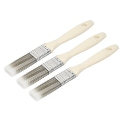 3 Pcs 1″ Flat Head Glaze Brush Set for Pottery