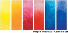 Watercolor Set 6 Tubes Mixing Guide 1oz Ground Plastic Carry Case