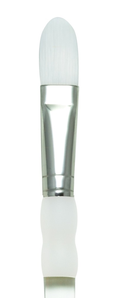 Royal Soft Grip White Taklon Artist – Filbert Paint Brush – 4 or 8