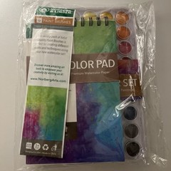 Norberg & Linden Paint Set 6 Brushes, Color Pas, 36 Water Paint Paint Palette