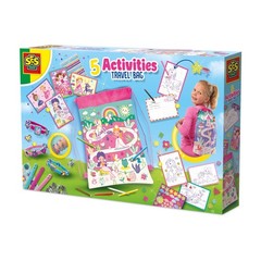 SES Creative 02401 Activity Bag – Make Bracelets – Colouring – Stickering – Craf