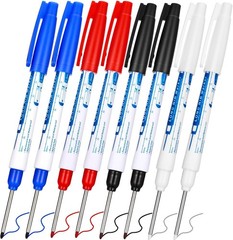 8 PCS Long Nose marker Long Head Deep Hole Marker Pens 30 mm Felt Tip Colorful