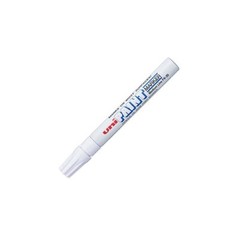 Uni-Ball PX-20 Paint Marker Medium Point White Opaque Oil Base School Office Art
