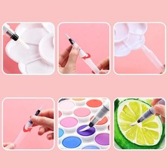 3/7pcs Watercolor Brush Pens with Water Storage for Art Painting Supplies