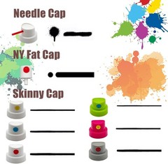 Universal Female Spray Nozzles – 10 Pack for Various Artistic Effects & Coverage