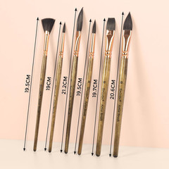 Sable Watercolor Brushes – 6Pcs Professional Paint Brushes for Artist round Tip,