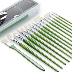 Artify Professional Oil Paint Brushes Set Acrylic Paint Brushes 15 Pcs Chungking