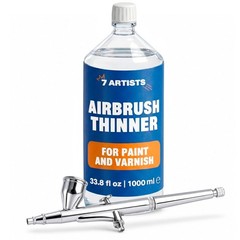 Acrylic Paint Thinner 33.8 fl oz – Water-Based Reducer & Flow Improver for Model