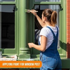 Professional 5-Pk Angle Paint Brushes – 1-2.5 Inch for Interior & Exterior Use