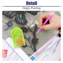 LWZAYS 2 Packs Flower Diamond Art Kits for 16 x 12 inches, G8871+G9057-US