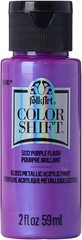 Purple Flash Color Shift Acrylic Paint 2 Oz, Vibrant Metallic Finish for Crafts