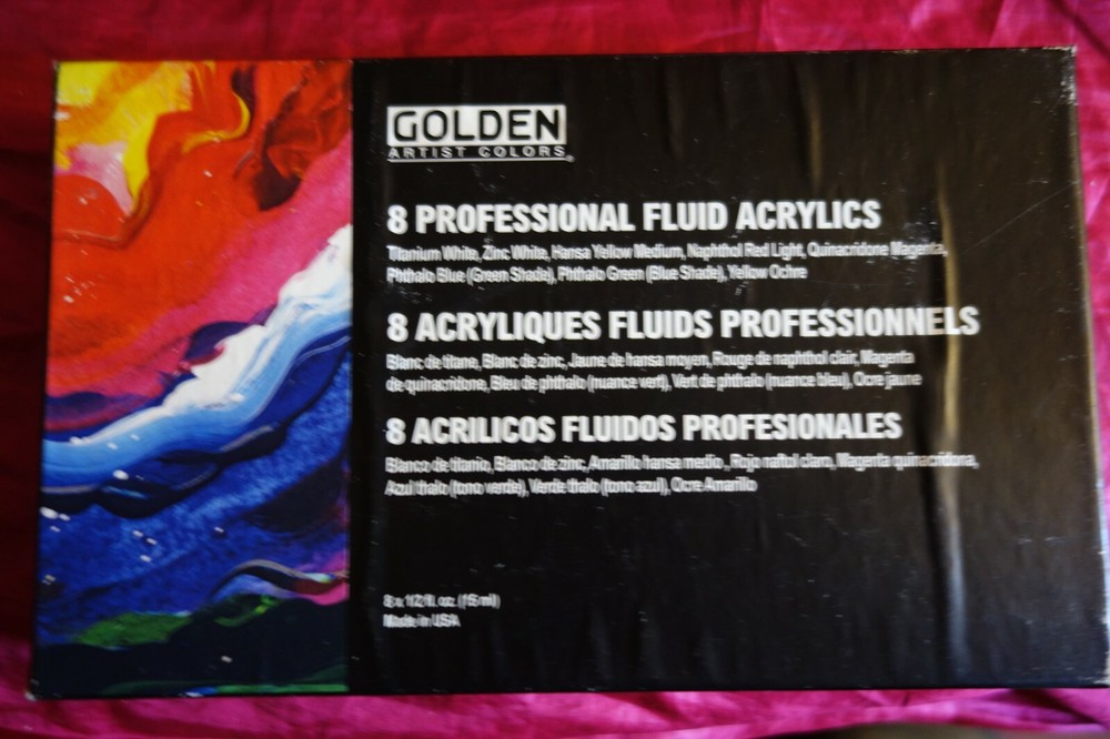 Golden 8 Professional Fluid Acrylics 15ml