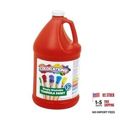 Paraben-Free Washable Tempera Paint for Kids – 1 Red Paraben Free Formula