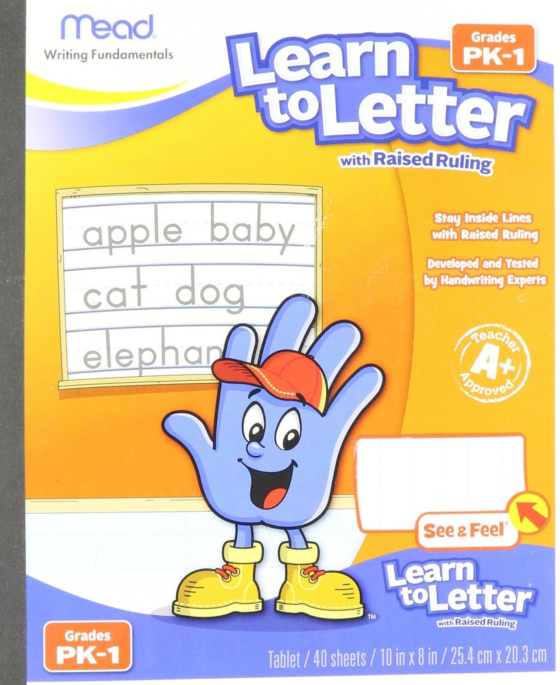 Learn To Letter Writing Book Printed Book White, Educational Handwriting Tool
