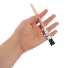 30 Pcs Flat Paint Brushes with Wood Handle Nylon Bristles for Painting Crafts