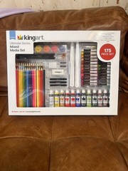 KingArt Mixed Media Set (175 Pcs) New In Box, Coloring, Paint, Art