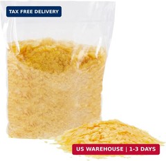 1 Pack Shellac Flakes 1.1 Lb/ 17.6 oz Blonde Shellac Finish for Home Wood Craft