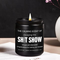 Younift Sarcastic Candles, Going 2.75 inches (W) x 3.5 (H), Black